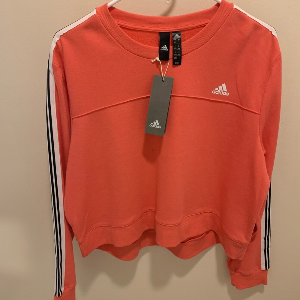 Adidas Crewneck Semi Cropped Sweatshirt